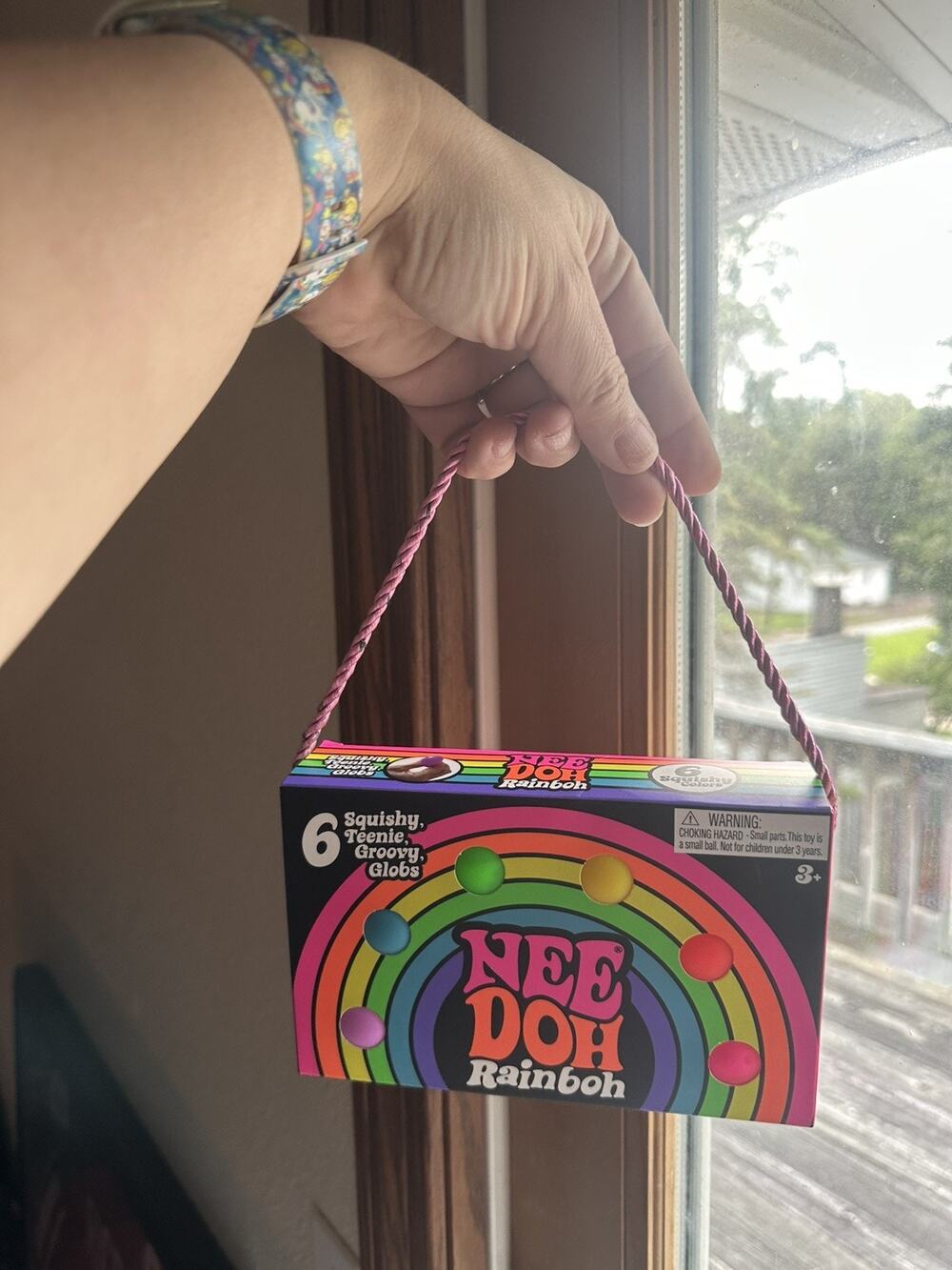 Schylling NeeDoh Rainbow Set, 6-Pack, Authentic new in box sealed